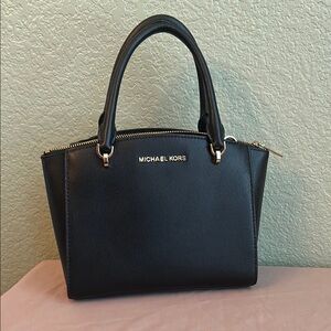 Michael Kors Black Leather Handbag